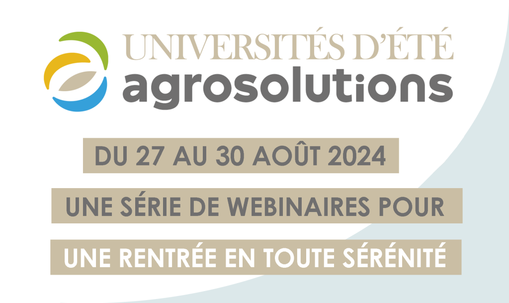 Universités d'été Agrosolutions 2024